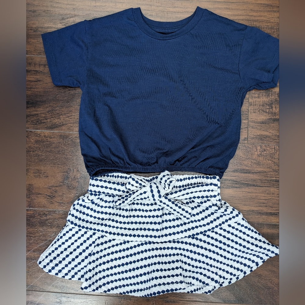 Jessica Simpson Navy Two Piece Set